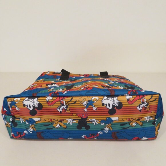Cooler Bag Large Soft Insulated Tote Mickey Mouse Donald Duck Pluto Picnic Time - Picture 7 of 12